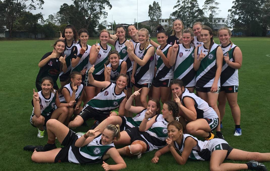 CHAMPIONS: The junior AFL girls team from Park Ridge. Photo: Supplied