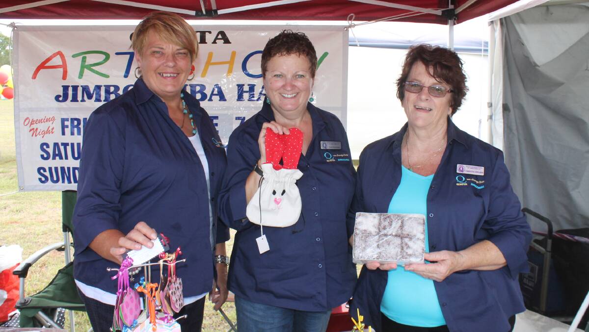 Fundraising: Quota members Robyn Carroll, Julie Newman and Christine Edwards. Photo: Georgina Bayly