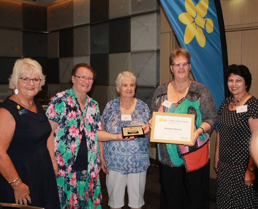 Beaudesert Cancer Council branch received the spirit award. Photo: Supplied