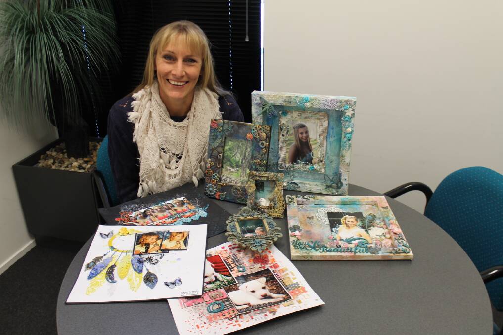 TUTOR: Tina Connolly will be hosting three sessions at the Scrapbook and Papercraft Expo. Photo: Georgina Bayly
