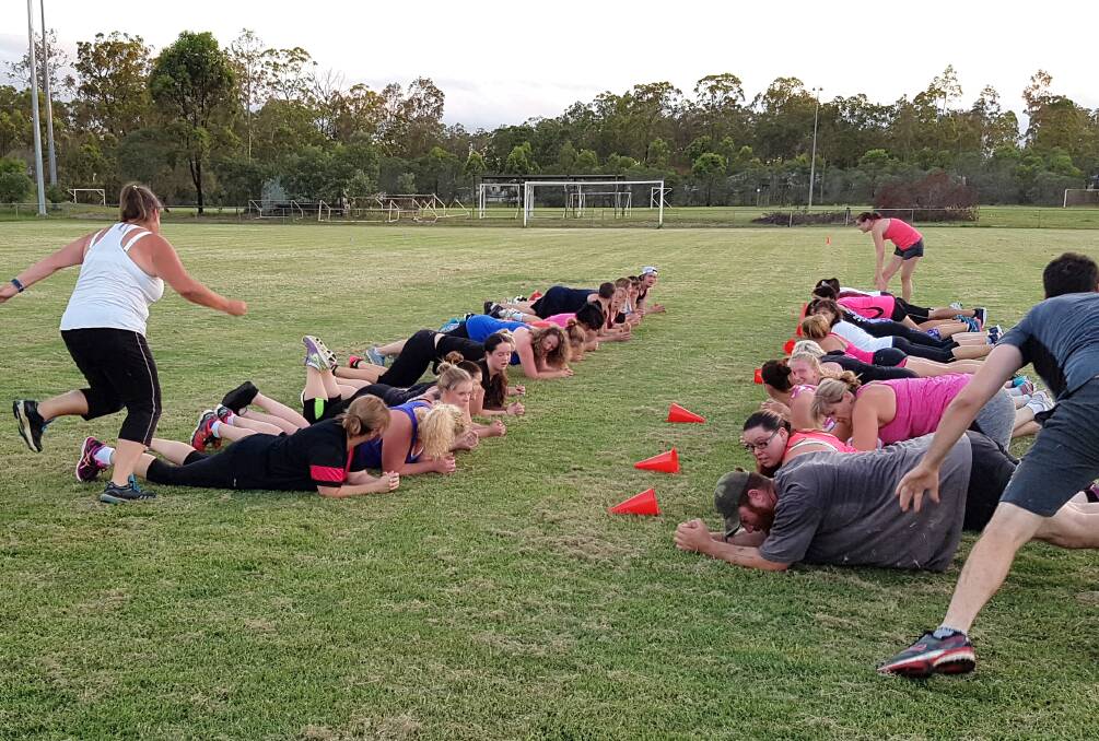 SIGN ON: Dazza Fitness camps are made for everybody. Photo: Supplied
