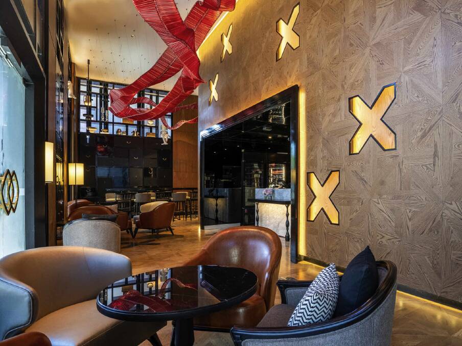 Sofitel Adelaide's lobby.