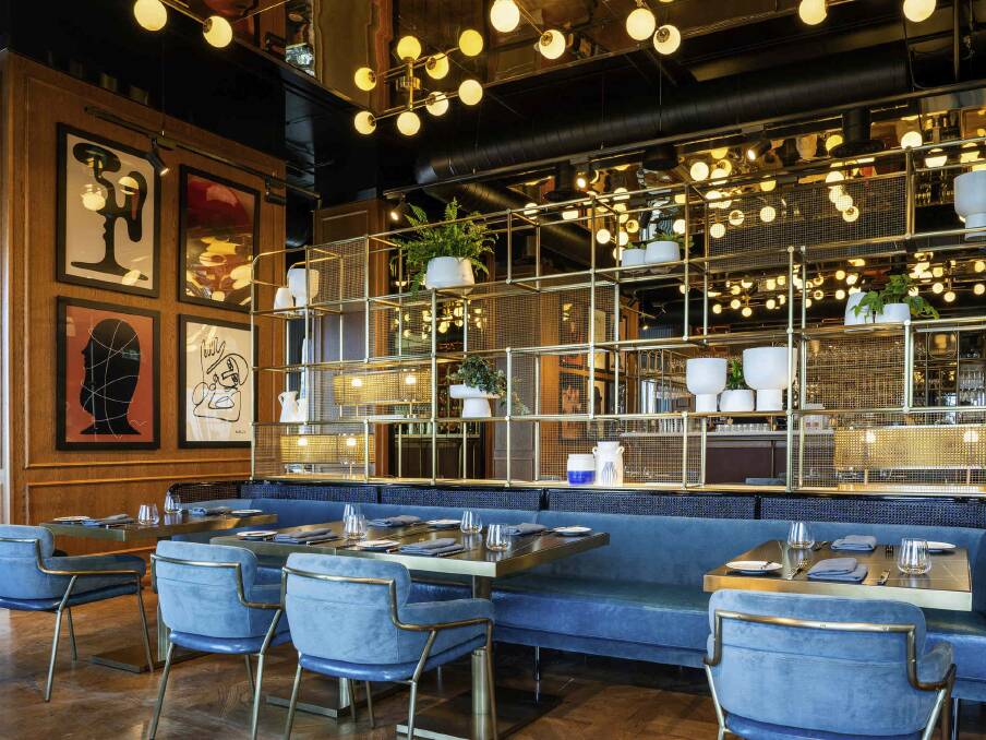 The hotel's Garcon Bleu restaurant. 