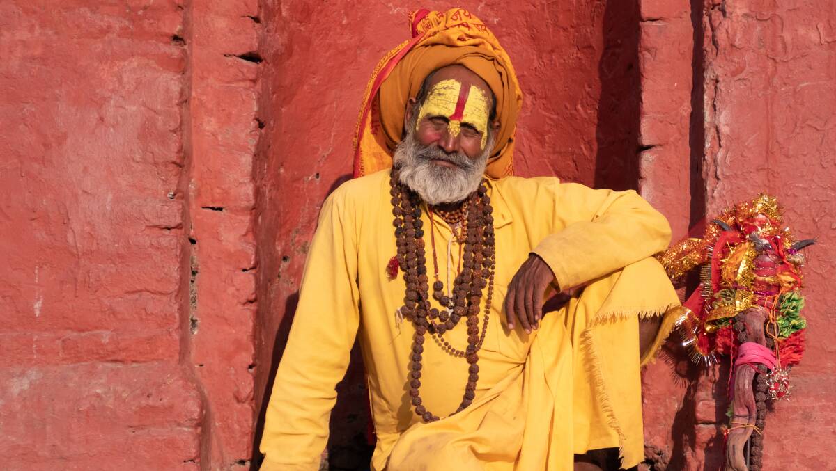A sadhu at Pashupatinath Temple of Kathmandu. Picture: Shutterstock