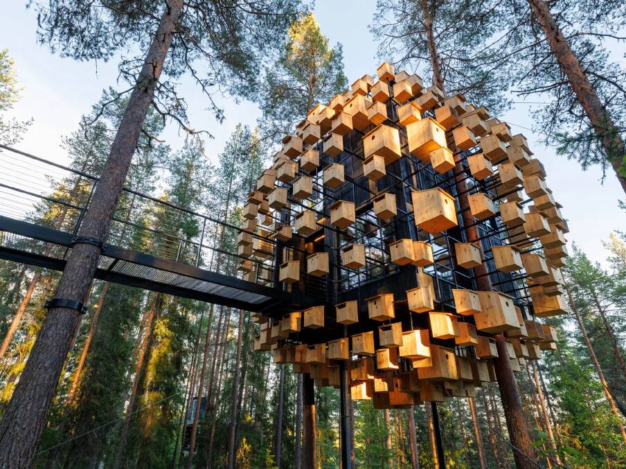 The Biosphere in Sweden. Picture by Treehotel The Biosphere in Sweden. Picture by Treehotel