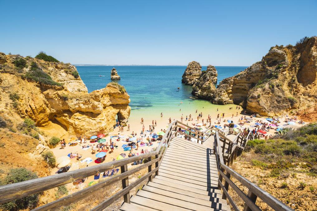 Praia do Camilo, Lagos, Portugal. Picture: Getty Images Praia do Camilo, Lagos, Portugal. Picture: Getty Images
