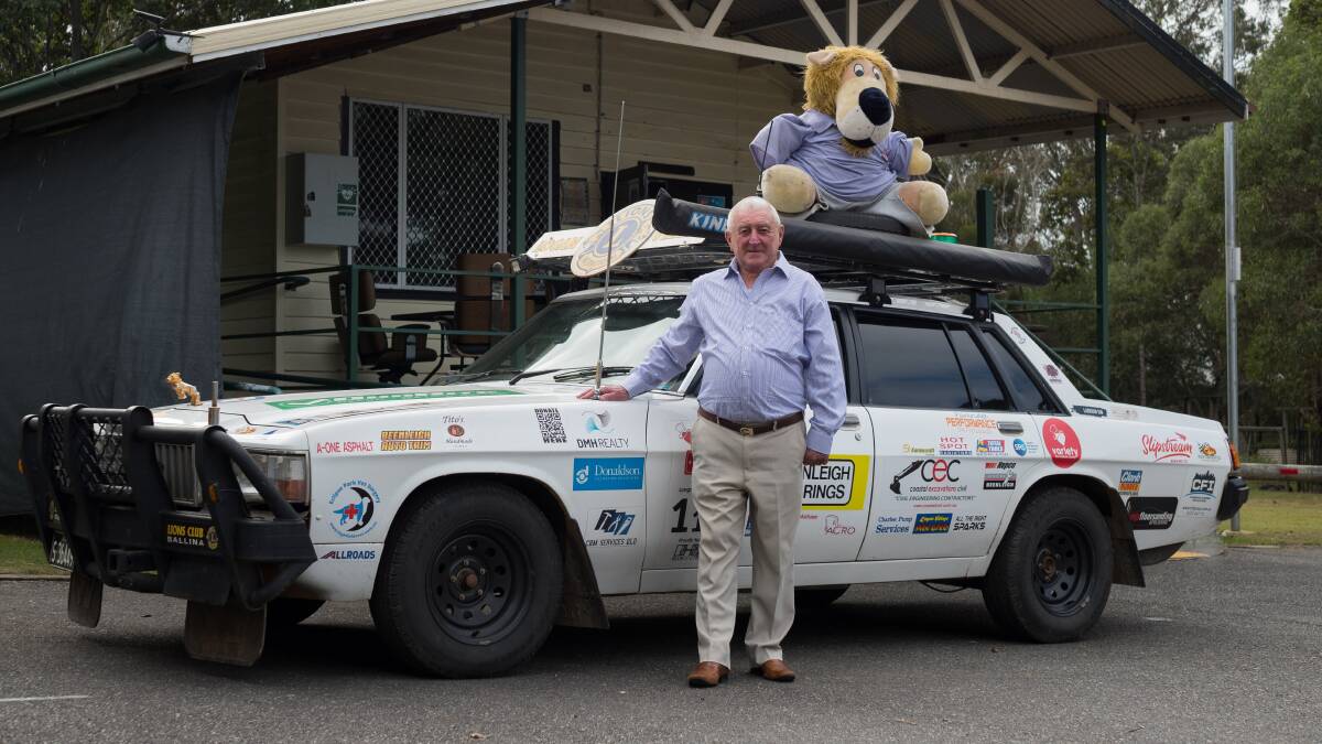 BUSH BASH: Peter Boyd and his crew from Logan Village Lions Club will take part in the Variety Bash in August. Picture: Joe Colbrook.