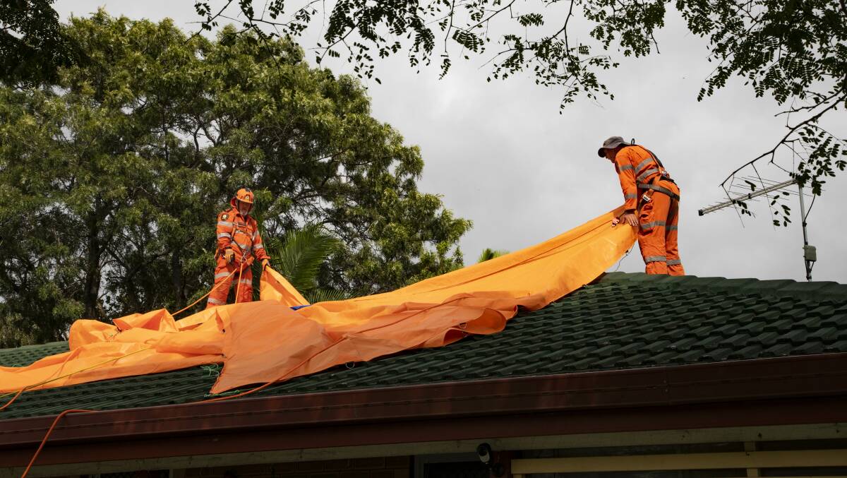BATTERED: Data shows the Logan-Beaudesert region were hotspots for weather-related home insurance claims this autumn. Picture: QFES.
