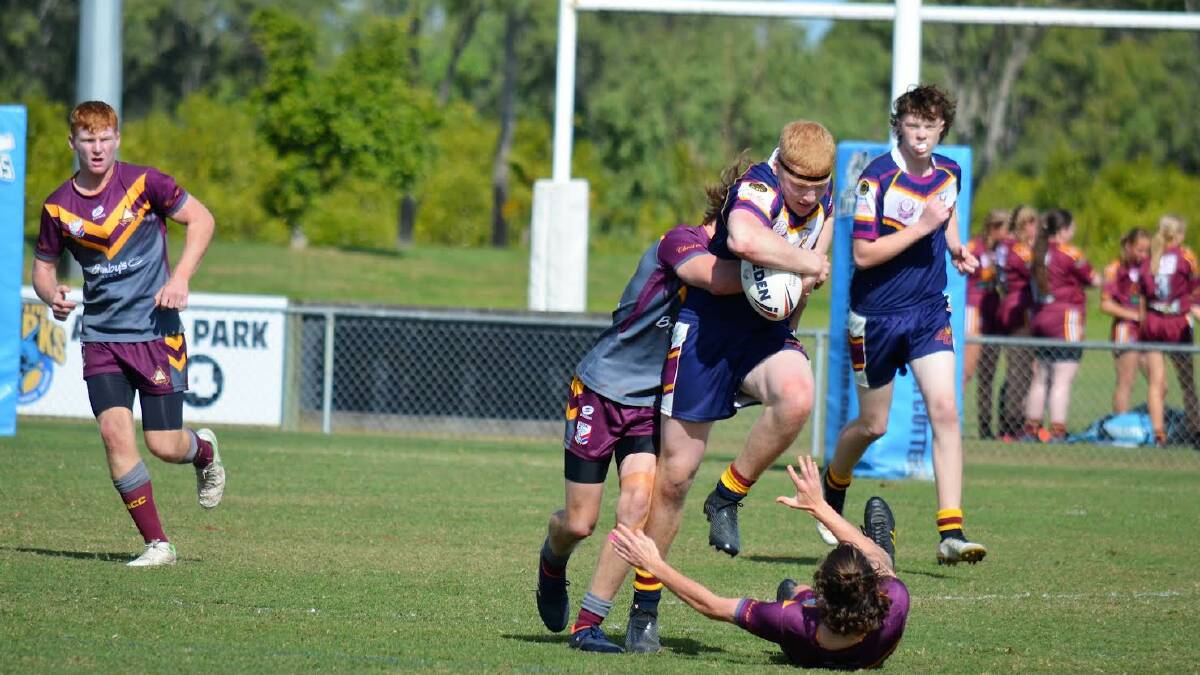 Opposition players proved to be no match for Year 12 student Luke Atwell. Picture supplied. 