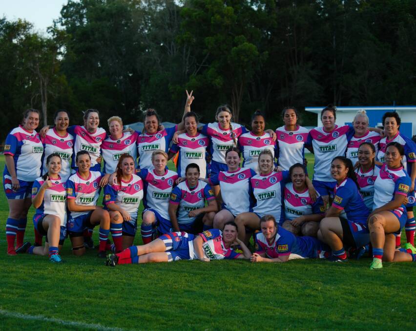 ON A ROLL: The Mustangs Women's team. Picture: Joe Colbrook.