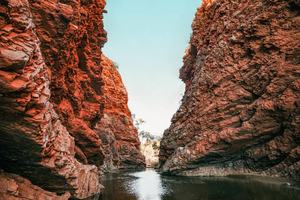 A trip to Alice Springs aboard The Ghan includes a Simpsons Gap Discovery Walk. Picture supplied A trip to Alice Springs aboard The Ghan includes a Simpsons Gap Discovery Walk. Picture supplied