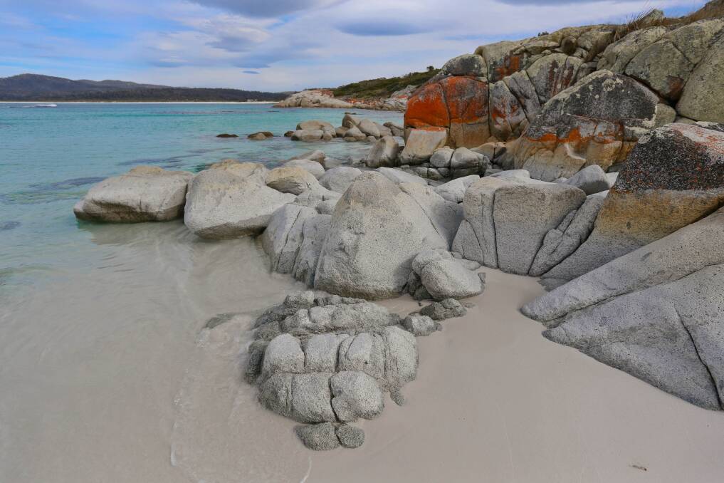 Redbill Beach in Bicheno. Picture: Tourism Australia / Graham Freeman