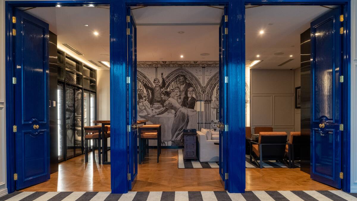 Sofitel Adelaide's club lounge.