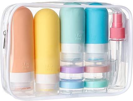 DEPOZA silicone travel set. Photo by Amazon. DEPOZA silicone travel set. Photo by Amazon.