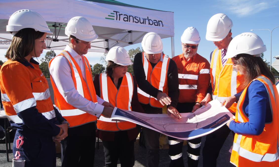 CONGESTION BUSTING:  Transurban Queensland and Queensland government Mps celebrated a milestone moment for the Logan Enhancement Project on Monday afternoon. Photo: Jacob Wilson