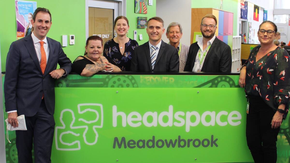 YOUTH SUPPORT: Rankin MP Jim Chalmers and Labor candidate for Forde Des Hardman announce a second headspace facility would be created if Labor wins the 2019 election. 