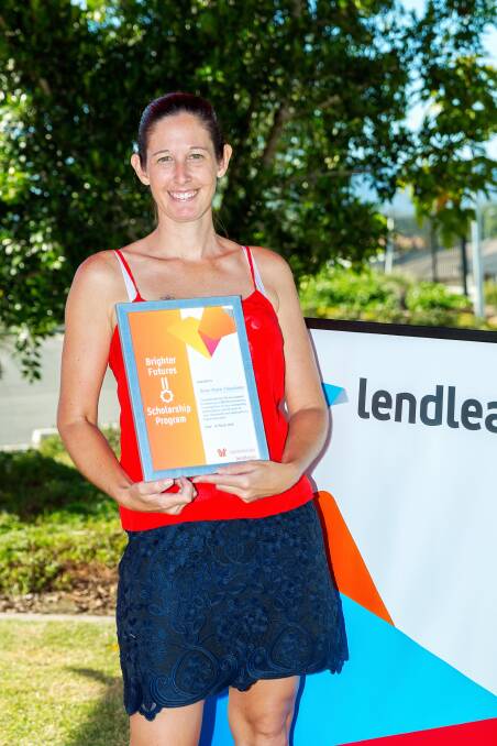 Griffith University Bachelor of Exercise Science student and 2018 grant recipient, Anne-Marie Dieudonne was the recipient of a Yarrabilba Brighter Futures scholarship in 2018. Photo: Lendlease