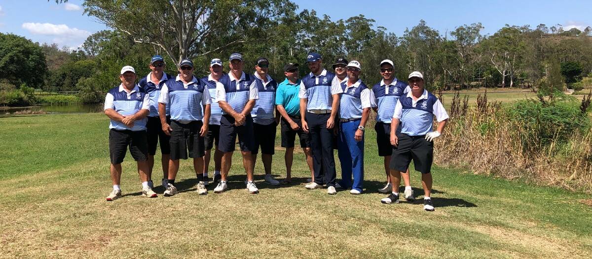 COMPETITIVE: The Hills Golf Club division two team fell short against Kooralbyn Valley.