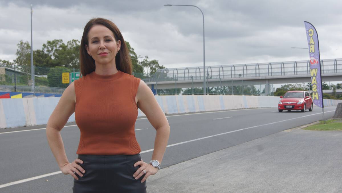 PRESSURE: RACQ head of public policy Rebecca Michael called for upgrades to the Mount Lindesay Highway between Browns Plains and Jimboomba. Photo: Jacob Wilson
