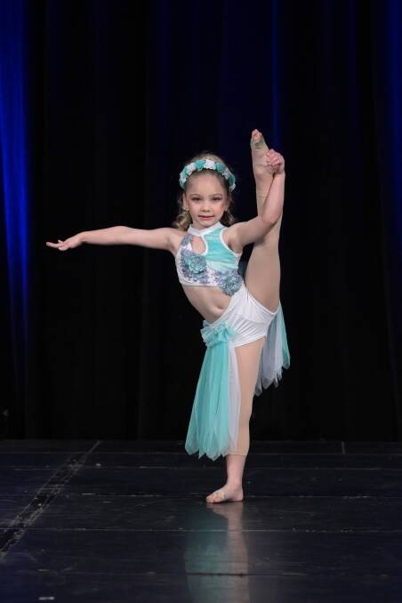 FLEXIBLE: Yarrabilba girl Holly Kenyon was named 2018 Mini National Champion Dancer at the National Dance Championships in January.