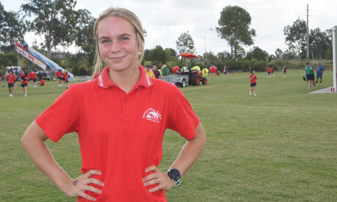 GOOD SHAPE: Year nine Emmaus College student Georgia Ward completed a fun run at the Commonwealth Games. Photo: Jacob Wilson
