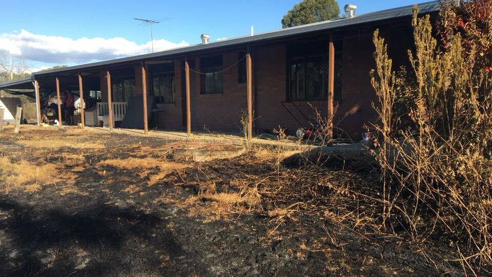 CLOSE CALL: Firefighters were quick to extinguish a house fire at Greenbank over the weekend. Photo: Supplied