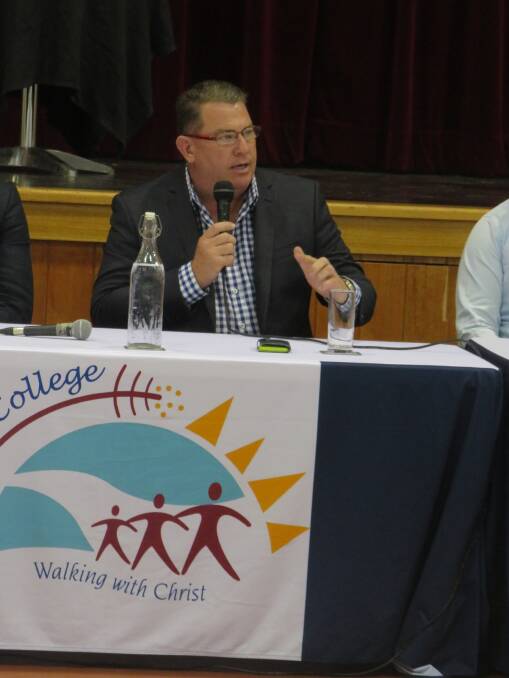 POPULATION DEBATE: Wright MP Scott Buchholz discussed the idea of having newly arrived migrants living in regional areas. Photo: Toni Abberton