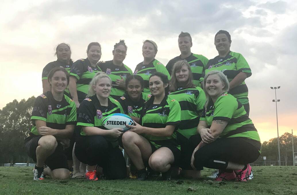 HEADSTRONG: The Greenbank Raiders women side will take to the field in 2018. Photo: Supplied