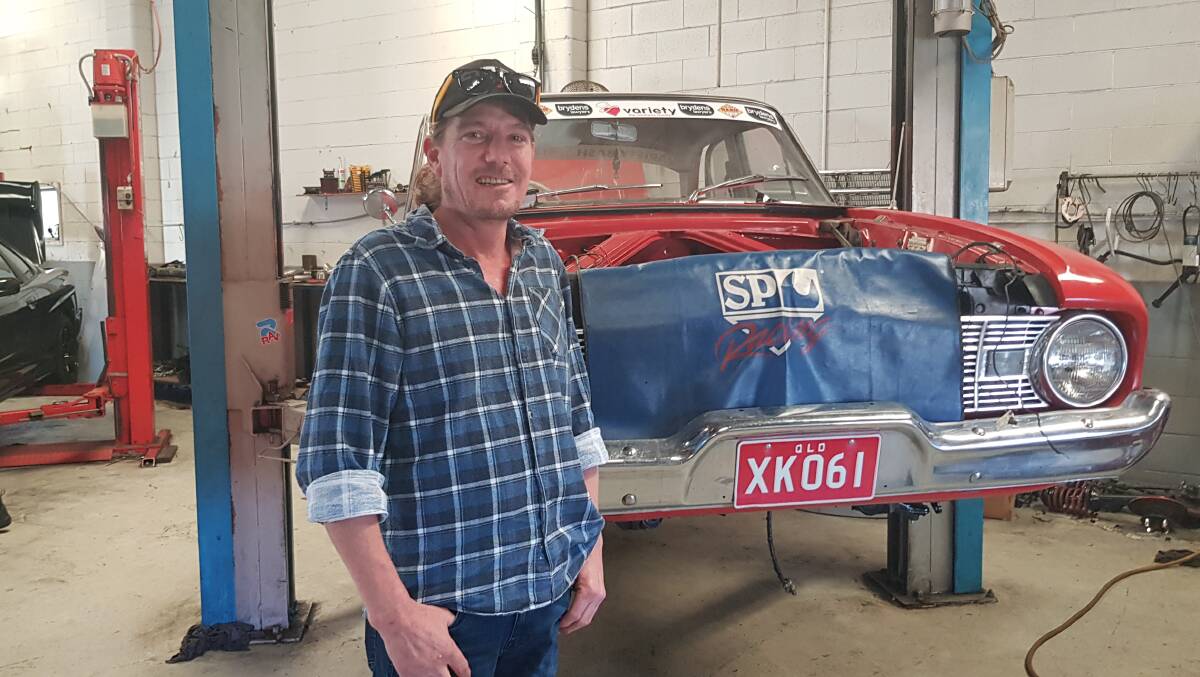 GOING BUSH: Luke White is raising funds while his car is in the shop ahead of his first Variety Bash. Photo: Supplied