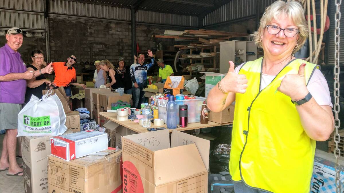 HELPING OUT: Eucalypt Homes owner Toni Bale has been overwhelmed by the positive community spirit at Jimboomba.