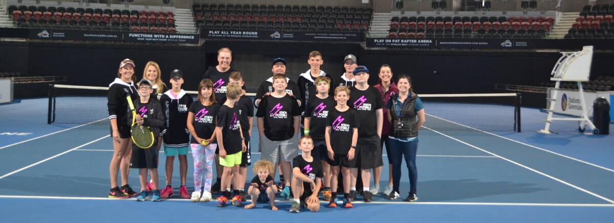 TENNIS: Australia's first Autism friendly ii3 tennis team has been training at the Queensland Tennis Centre on a fortnightly basis. 