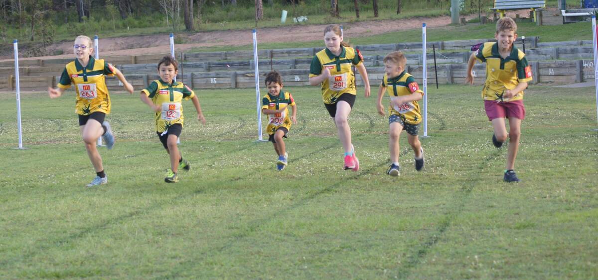 RELAY: More than 100 athletes from Jimboomba Little Athletics will compete at the Regional Relay Championships this weekend. Photo: Jacob Wilson