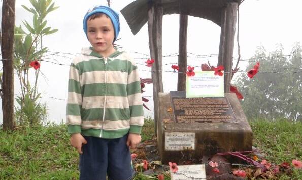Caylan Siddell first completed the Kokoda Track when he was five-years-old.