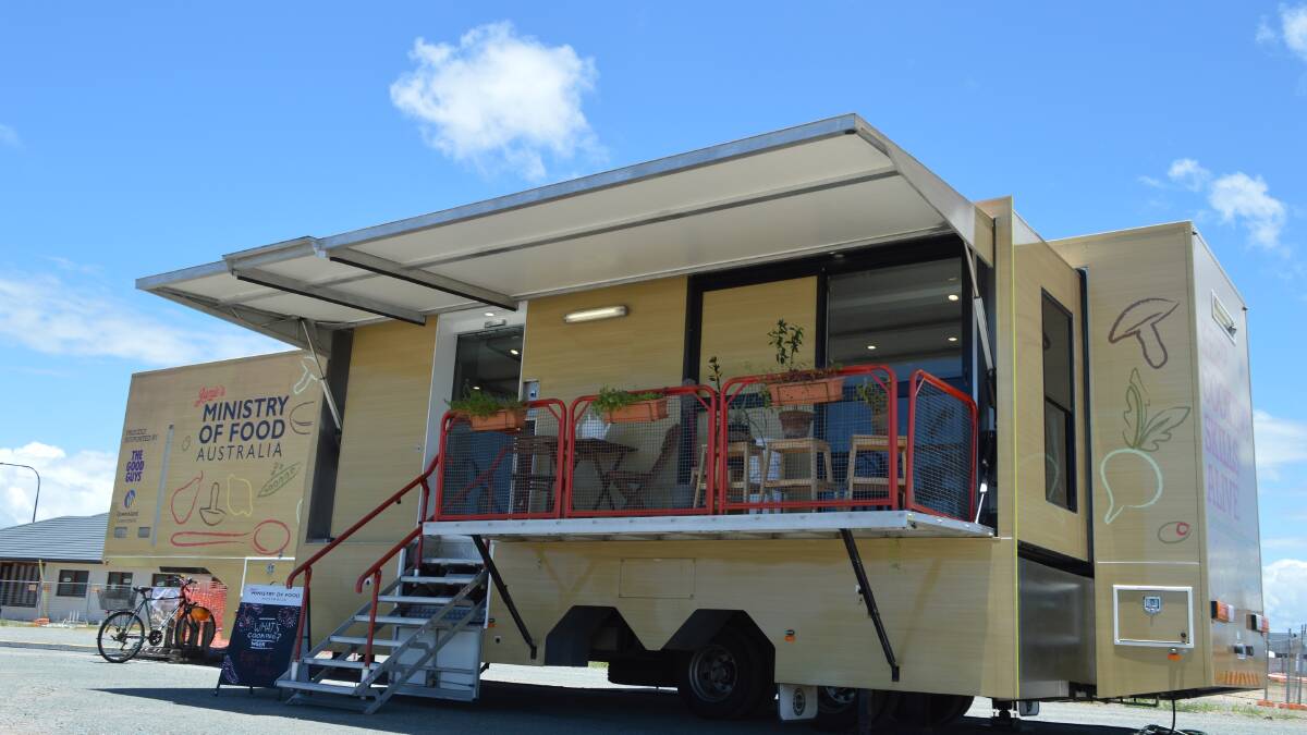 SIGNATURE STYLE: Jamie's Ministry of Food Mobile Kitchen will roll into Yarrabilba early next year. 