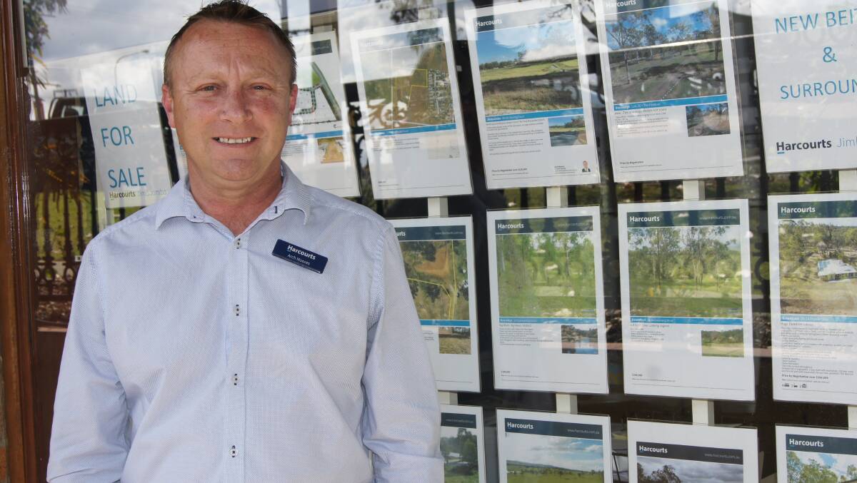 REAL ESTATE OUTLOOK: Harcourts agent Arch Moores said housing stock was starting to pick up. Photo: Jacob Wilson