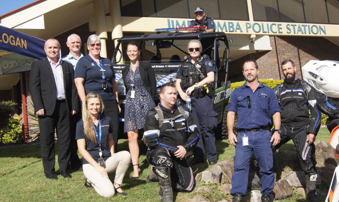 POLICE: The Jimboomba Police Station has been equipped with an all-terrain vehicle with support from Logan City Council. Photo: Jacob Wilson