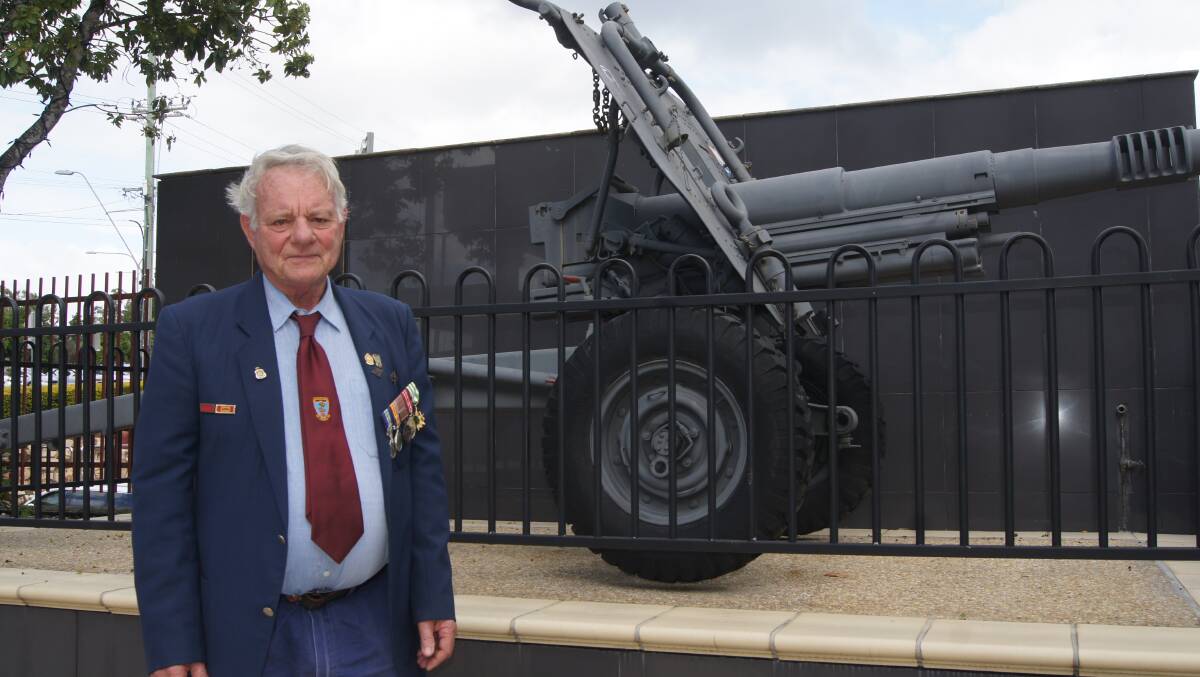 COMMEMORATION: Greenbank RSL vice president Doug Watts has called for the younger generation to show their support for veterans. Photo: Jacob Wilson
