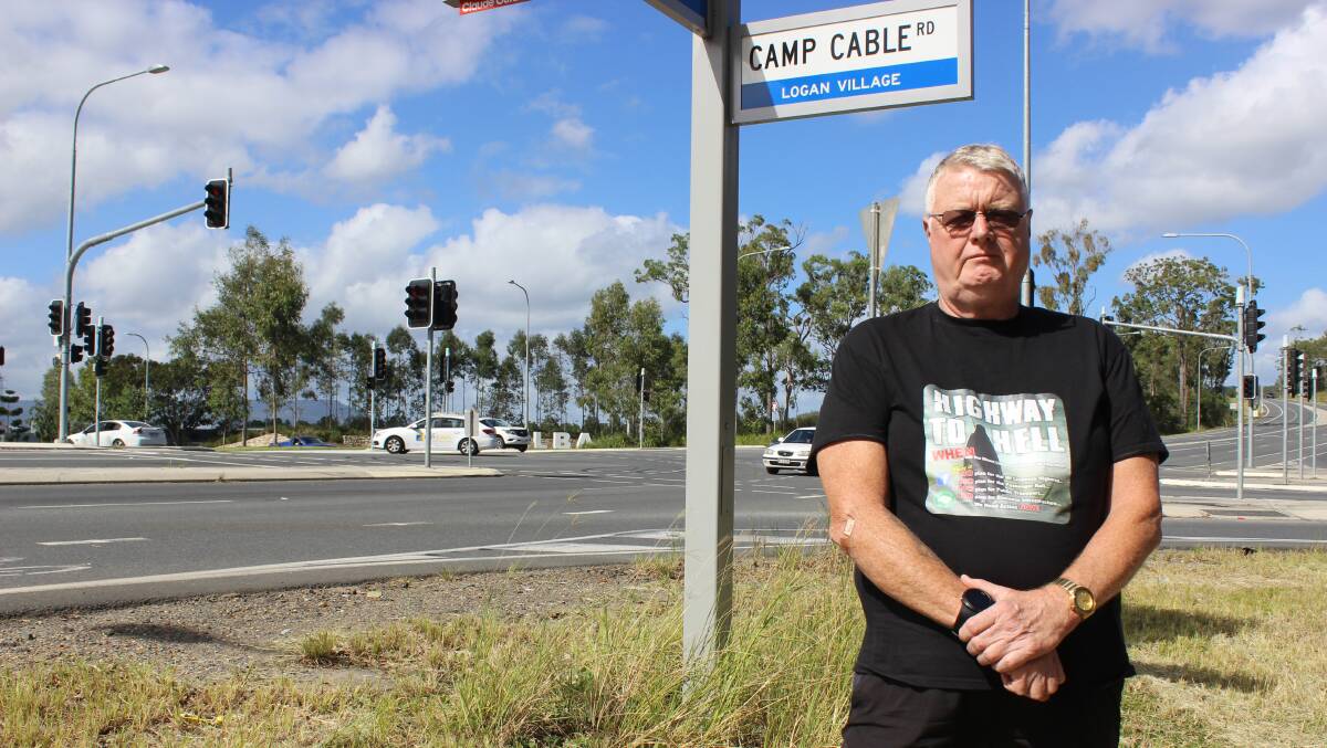 CONCERNED: Logan Country Safe City chairman Dave Kenny thinks the Waterford Tamborine Road project is another example of poor planning. Photo: Jacob Wilson