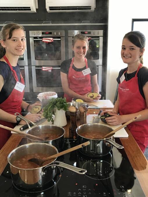 COOK UP: Kids over the age of 12 have an opporutnity to learn vital cooking skills as part of Jamie's Ministry of Food school holiday program. 