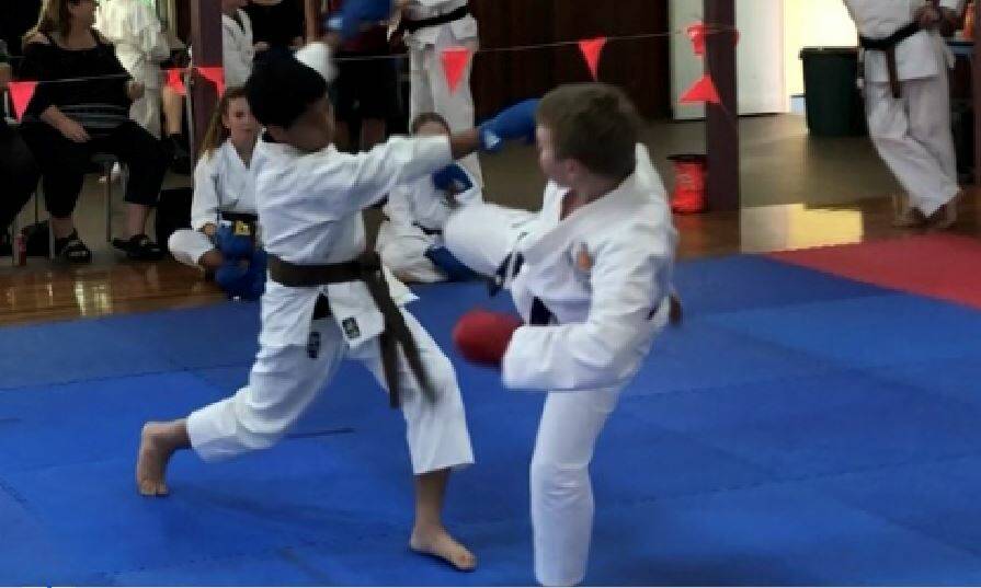 KARATE: More than 30 karate students took part in a tournament.