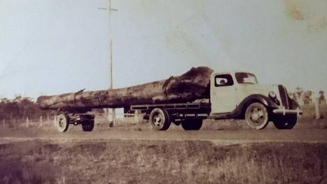 The Smith and Sons log truck was a memorable part of Park Ridge's history. Photo: Supplied