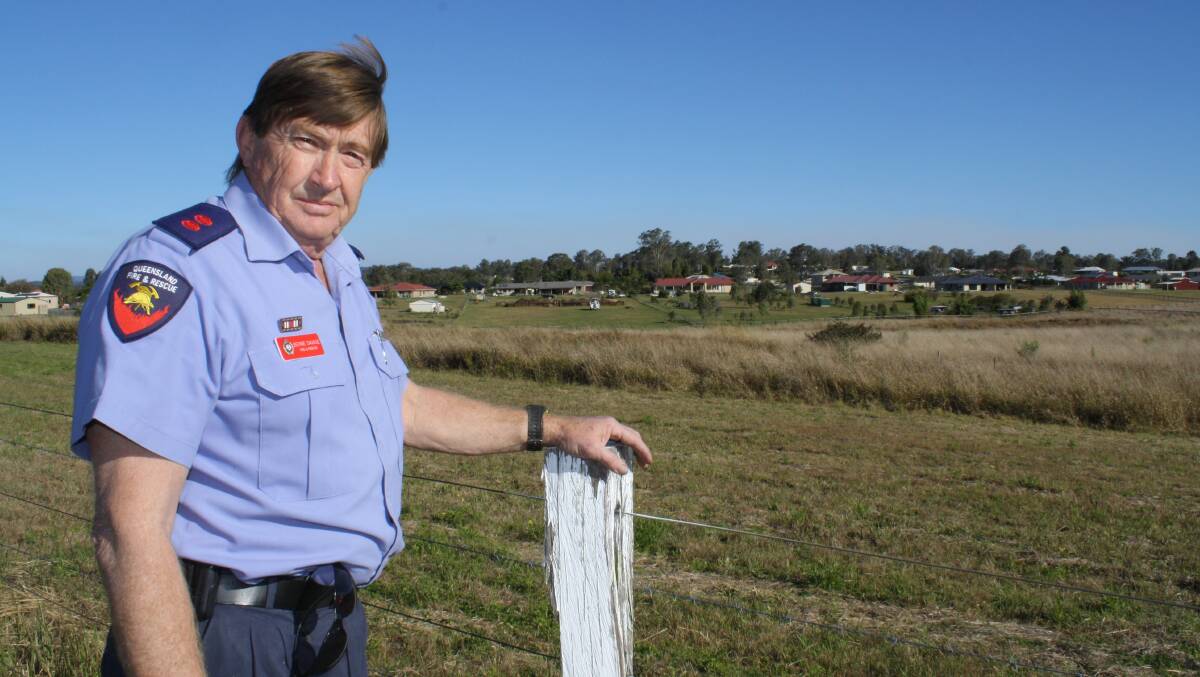 COMMUNITY-MINDED: Greenbank rural fire service volunteer Bernie Savage. 