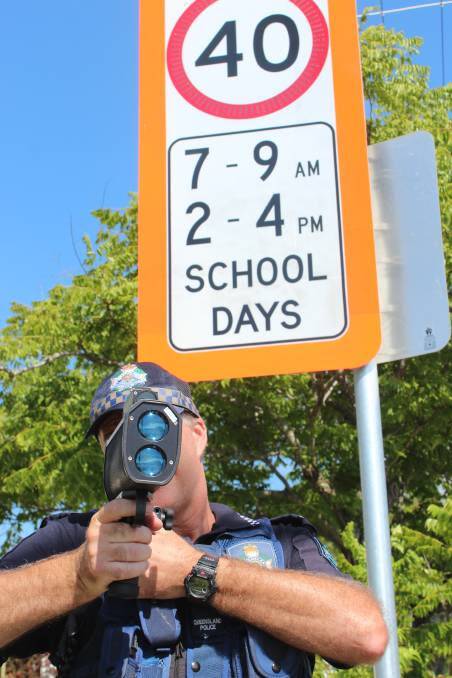 SLOW DOWN: Assistant Police Commissioner Mike Keating has called for motorists to take care in school zones. Photo: Supplied.