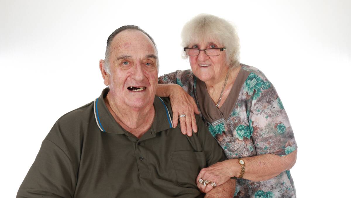 ANNIVERSARY: Park Ridge couple Brian and Joan Sweet have celebrated 61 years of marriage. Photo: Bede Ramah/Laura Jean Fundraising Family Portraits.