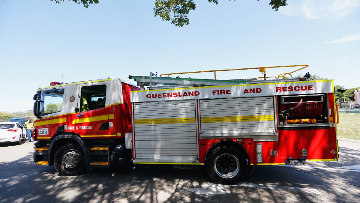 RESCUE: Firefighters and RACQ were called to Greenbank to rescue a toddler locked in a car. 