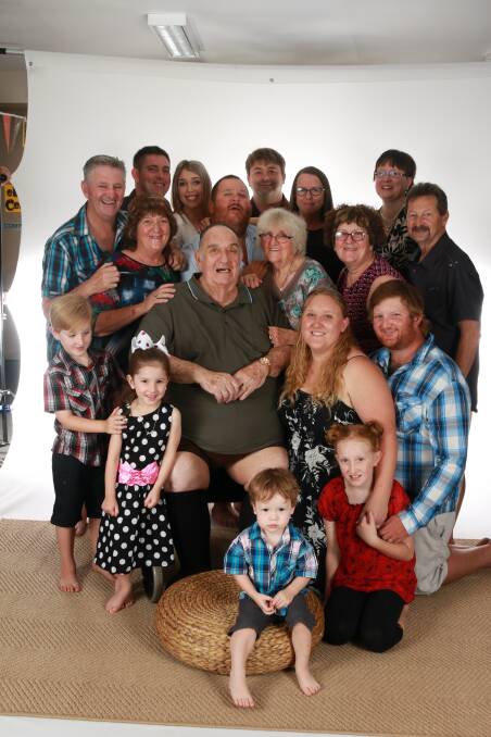 Park Ridge couple Brian and Joan Sweet surrounded with their family for professional photos taken last year. Photo: 