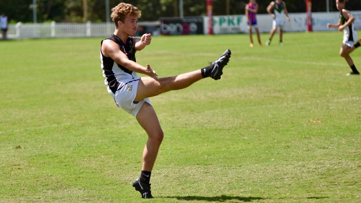  AFL: Under 16 Park Ridge player Matthew Lang competed in a match earlier this year.