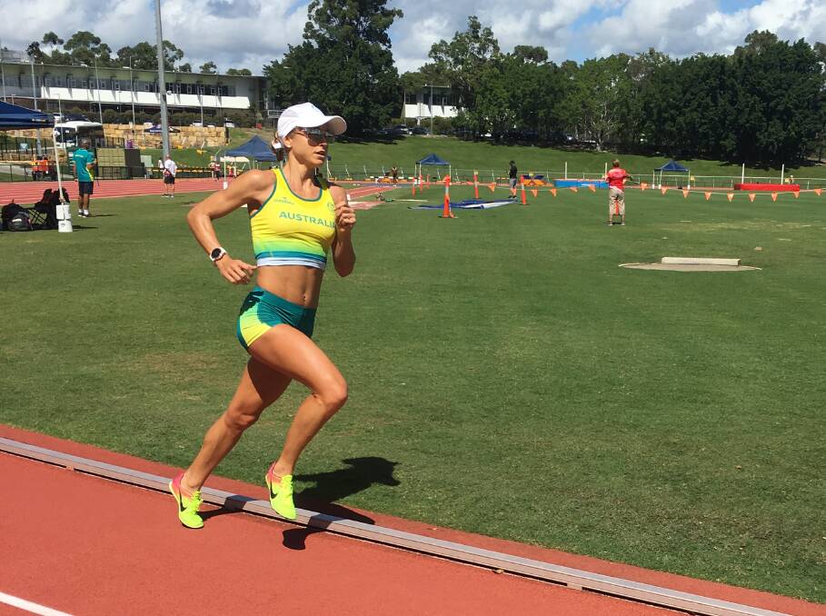 ON THE TRACK: Genevieve LaCaze will compete in the Steeplechase state final on April 11. Photo: Supplied