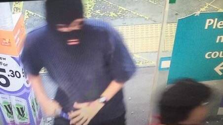ROBBERY: Police have released images in relation to a Yarrabilba petrol station robbery.