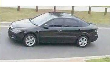 A black Mazda six was stolen from a Yarrabilba property on May 22.